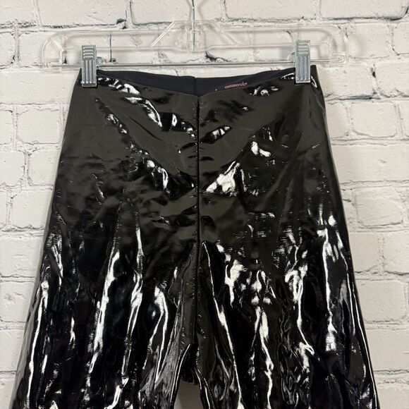 Commando Liquid Faux Leather High Rise Leggings Women S Black Perfect Control - Picture 3 of 10